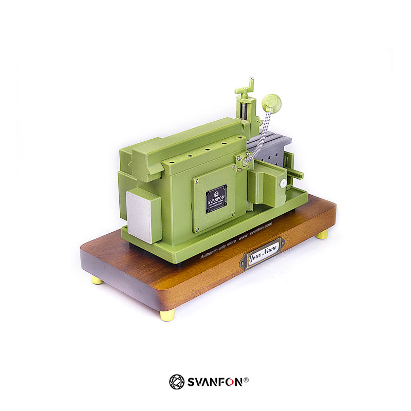 Svanfon Mini Shaper Machine Model: 1:20 Miniature Industrial Aesthetics, A Mechanical Art Ornament for Desktops SvanFon®