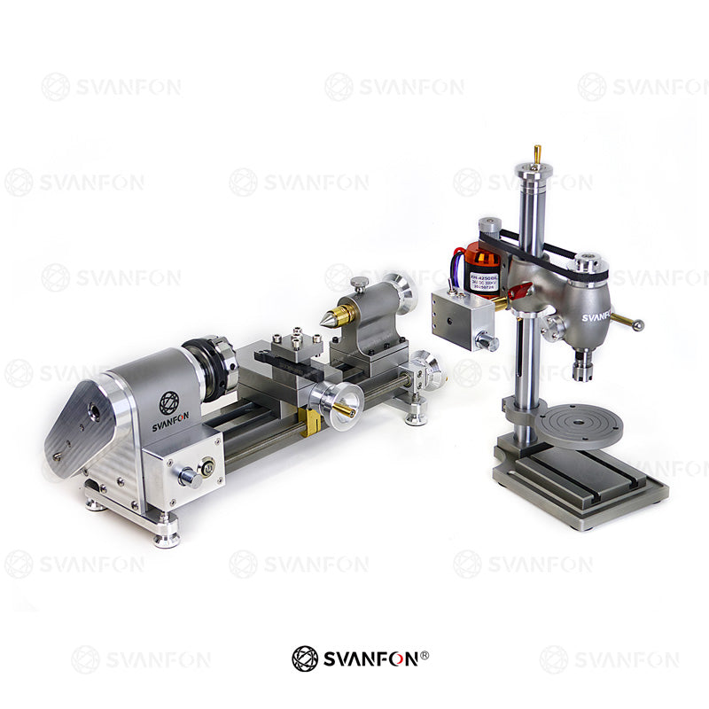 Mini Metal Lathe – Micro Tabletop Lathe for DIY Metalworking SvanFon