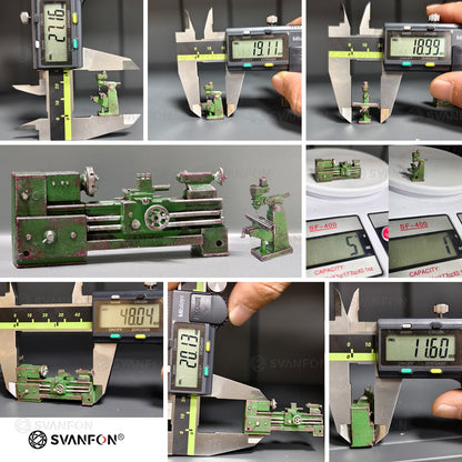 Miniature lathe model and miniature milling machine model
