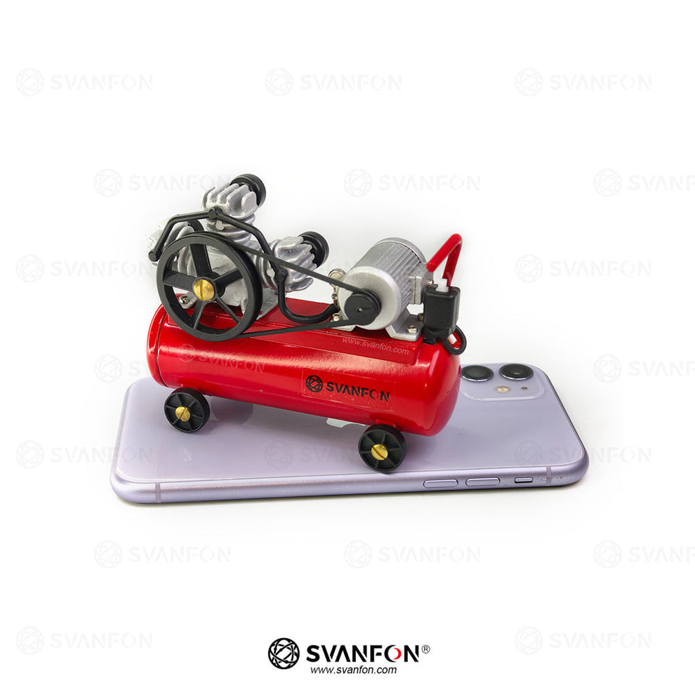 All-Metal Simulation Air Compressor Model Decoration – SvanFon Mini ...