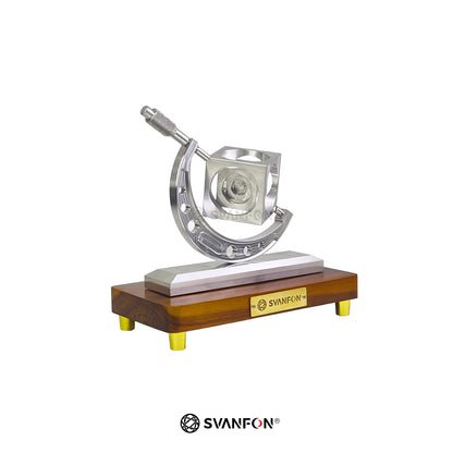 Micrometer Ornament – CNC Machinist Gift & Aluminum Alloy Desk Decor