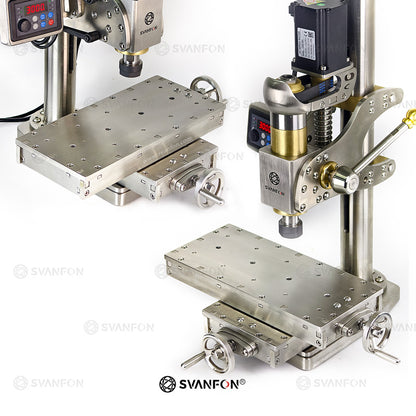 Svanfon Stainless steel benchtop drilling and milling machine