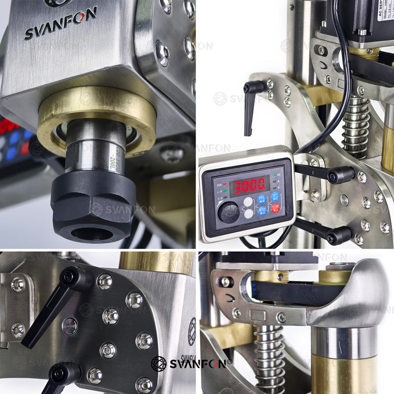 Svanfon Stainless steel benchtop drilling and milling machine