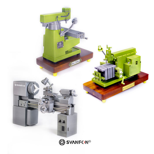 Mini lathe mill Shaper models Desktop Mechanical Art Ornament