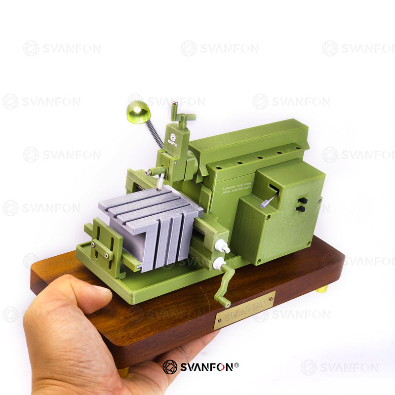 Svanfon Mini Shaper Machine Model: 1:20 Miniature Industrial Aesthetics, A Mechanical Art Ornament for Desktops SvanFon®