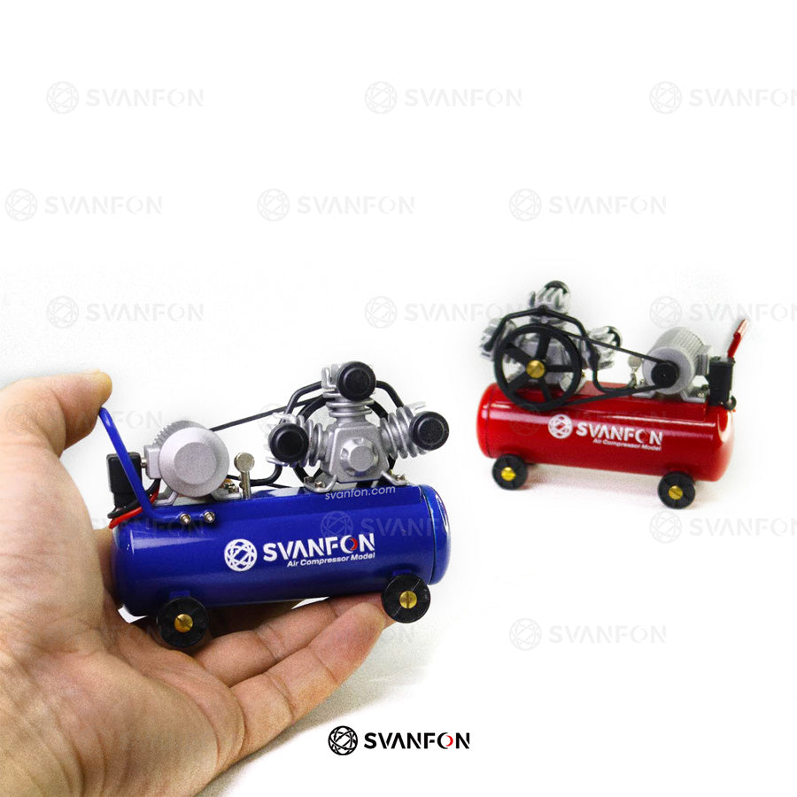 All-Metal Simulation Air Compressor Model Decoration – SvanFon Mini ...