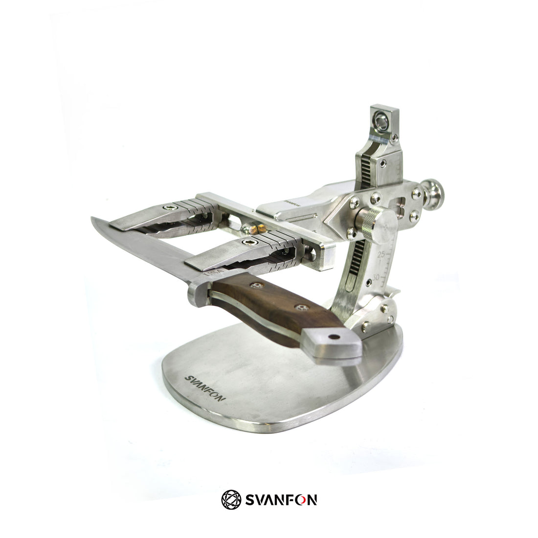 Stainless Steel Fixed Angle Knife Sharpener – Precision Manual ...