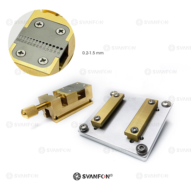 svanfon Vise with connecting plate