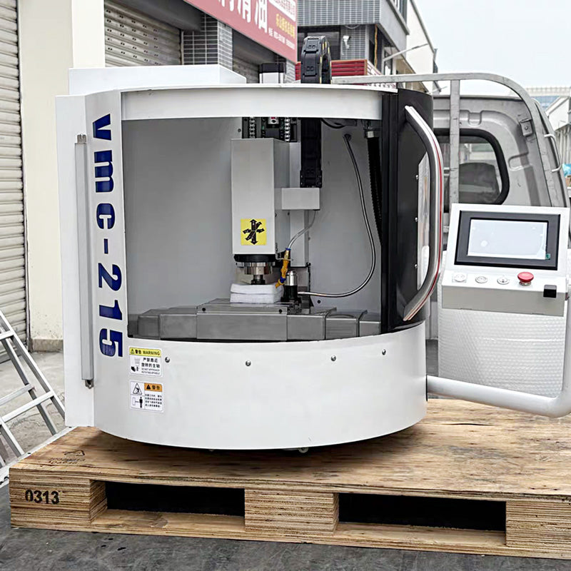 VMC - 215 Benchtop Sheet Metal CNC Machine Specifications SvanFon Mini Metal Mechanical Models