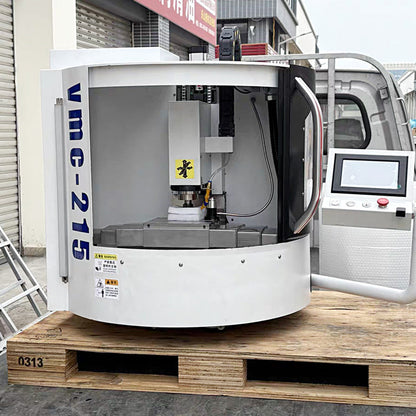 VMC - 215 Benchtop Sheet Metal CNC Machine Specifications SvanFon Mini Metal Mechanical Models