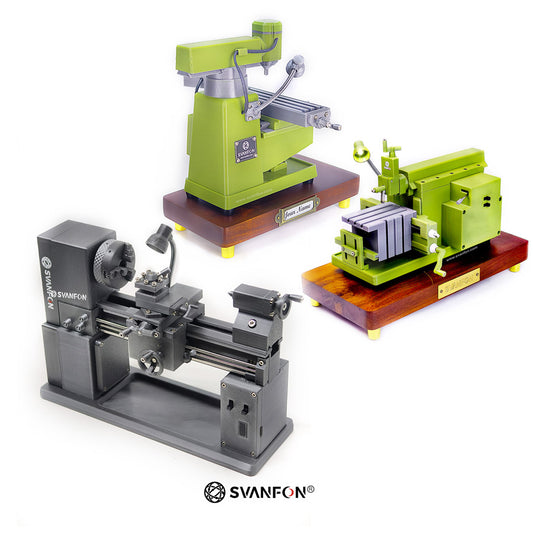 Mini lathe mill Shaper models Desktop Mechanical Art Ornament