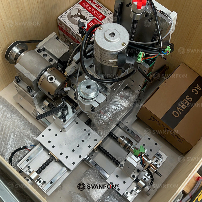 Mini CNC Lathe–Mill–Drill Combo Machine – 3-in-1 Metalworking