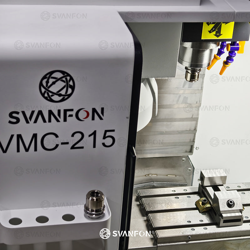 VMC215 Small 3-Axis/4-Axis Benchtop CNC Vertical Machining Center | Desktop CNC Mill & Engraving Machine | Mini Precision Equipment